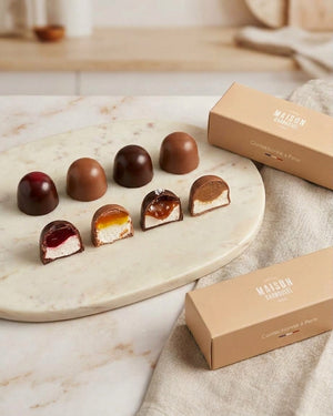 Nouveau : guimauves chocolat coeur fondant